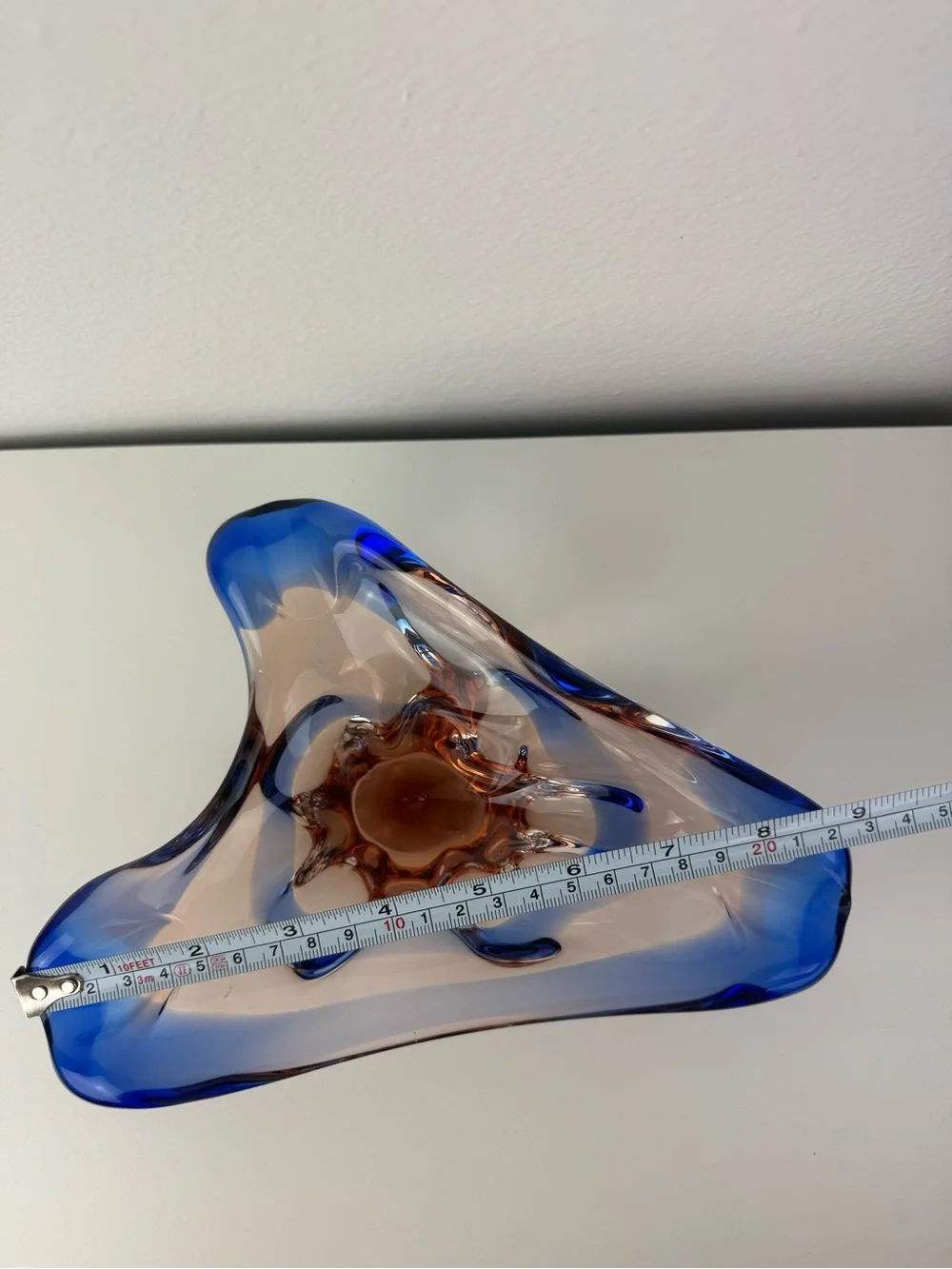 Vintage Frantisek Zemek Mstisov Niagara Czech Art Glass Bowl
